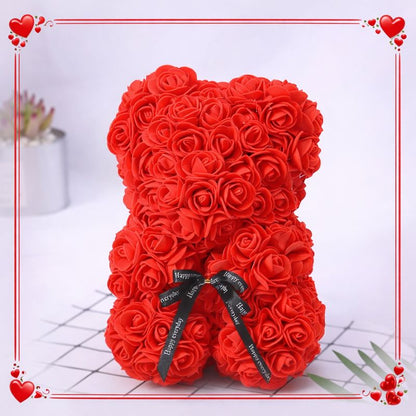 Miś wiecznej miłości z róż