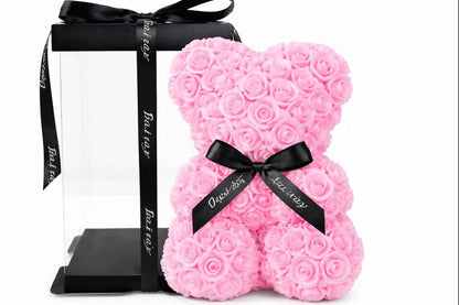 Miś wiecznej miłości z róż