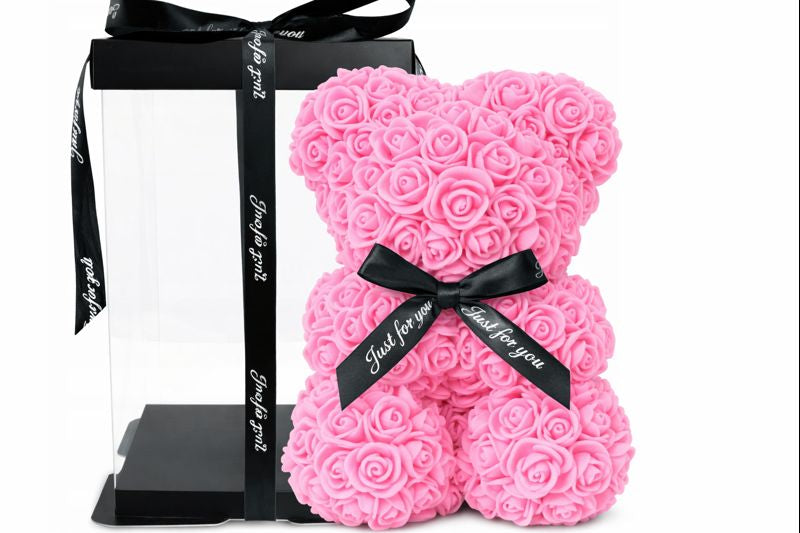 Miś wiecznej miłości z róż