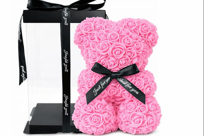 Miś wiecznej miłości z róż