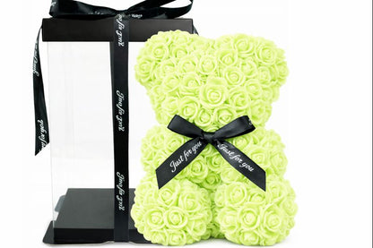 Miś wiecznej miłości z róż