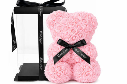 Miś wiecznej miłości z róż