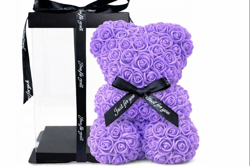 Miś wiecznej miłości z róż